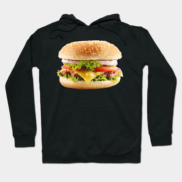 cheeseburger Hoodie by MarkoShirt